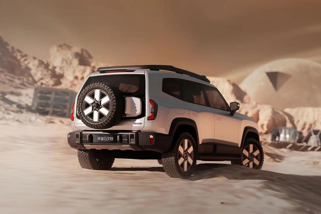 Чанган Шенлан G318 Электрический гибридный внедорожник 4WD Off Road EV Car Новое энергетическое транспортное средство
