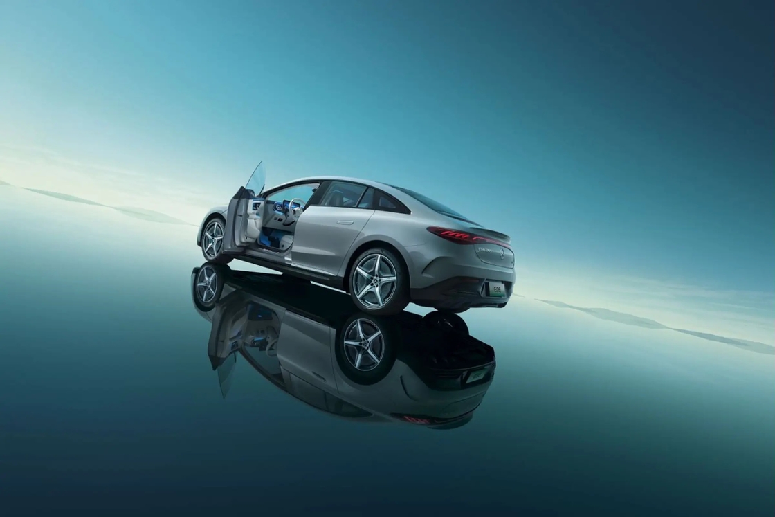 EQE 350 Mercedes Benz Электромобиль 5 мест Высокопроизводительный электромобиль 180 км/ч