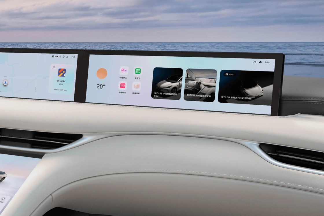 4-дверный электрический автомобиль Zhiji LS6 Luxury Electric Sedan 250KW Максимальная мощность двигателя