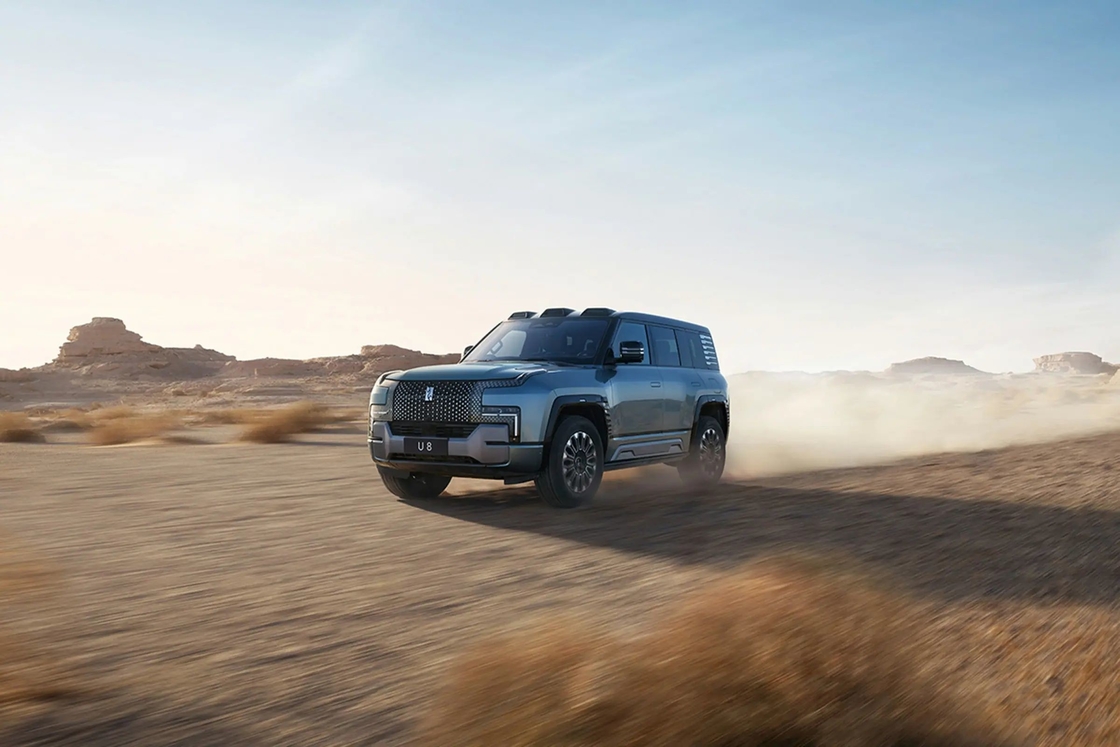 Новый внедорожник Jeep Электрический внедорожник 4X4 транспортное средство BYD Yangwang U8 Посмотреть вверх автомобиль