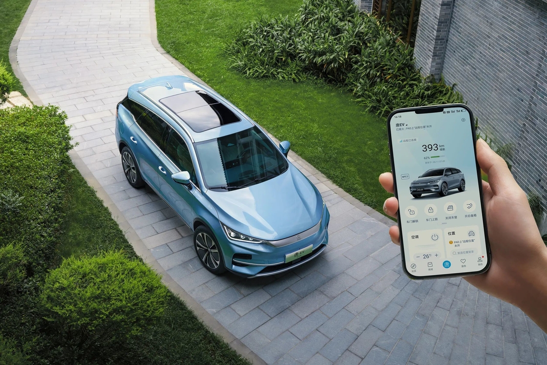 4WD Новая энергия BYD EV Автомобиль 112 км Эксклюзивный тип флагманский корабль Byd Tang DM-I