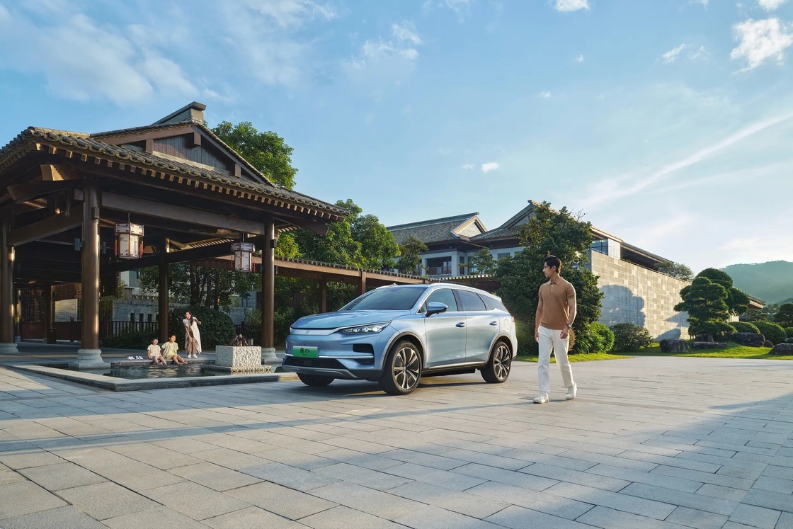 5 мест BYD Tang Электрические транспортные средства EV для городских поездок и дальних поездок