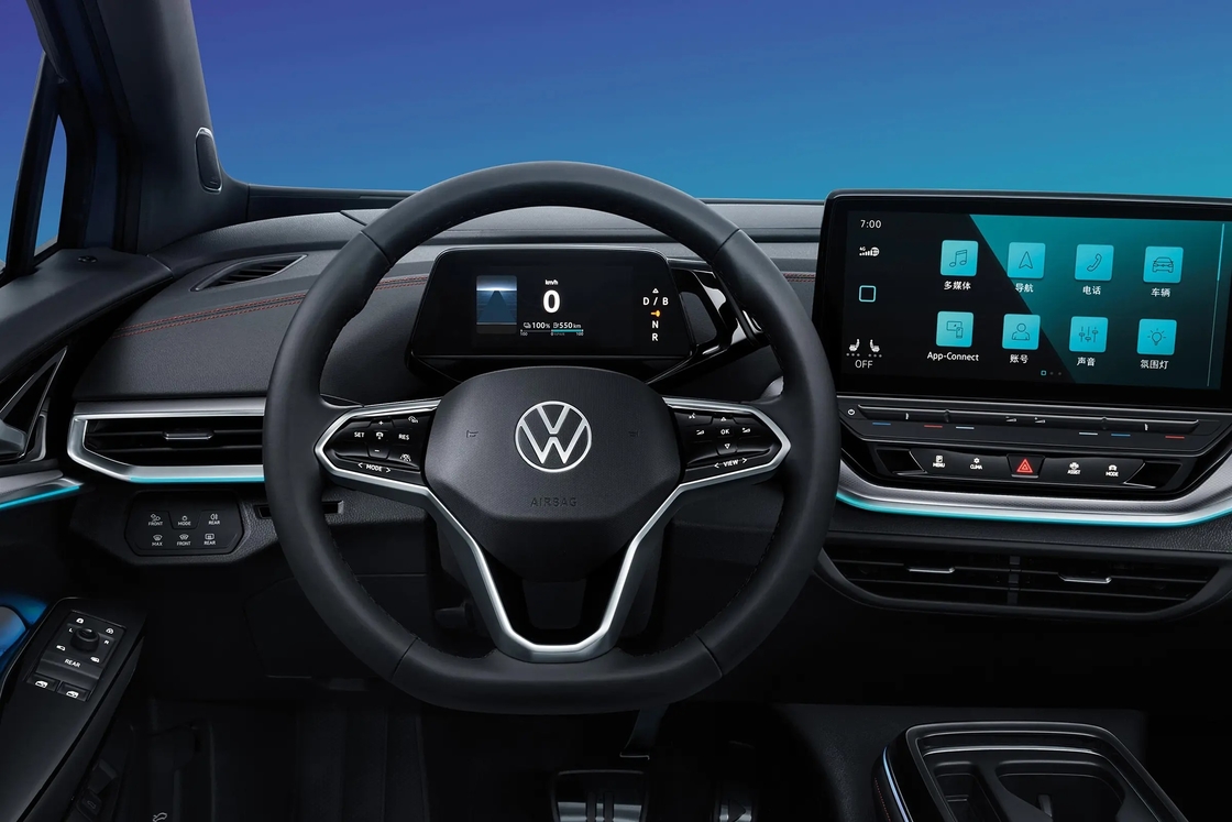 Volkswagen ID.4 Электрический внедорожник с интуитивным управлением и большим информационно-развлекательным дисплеем