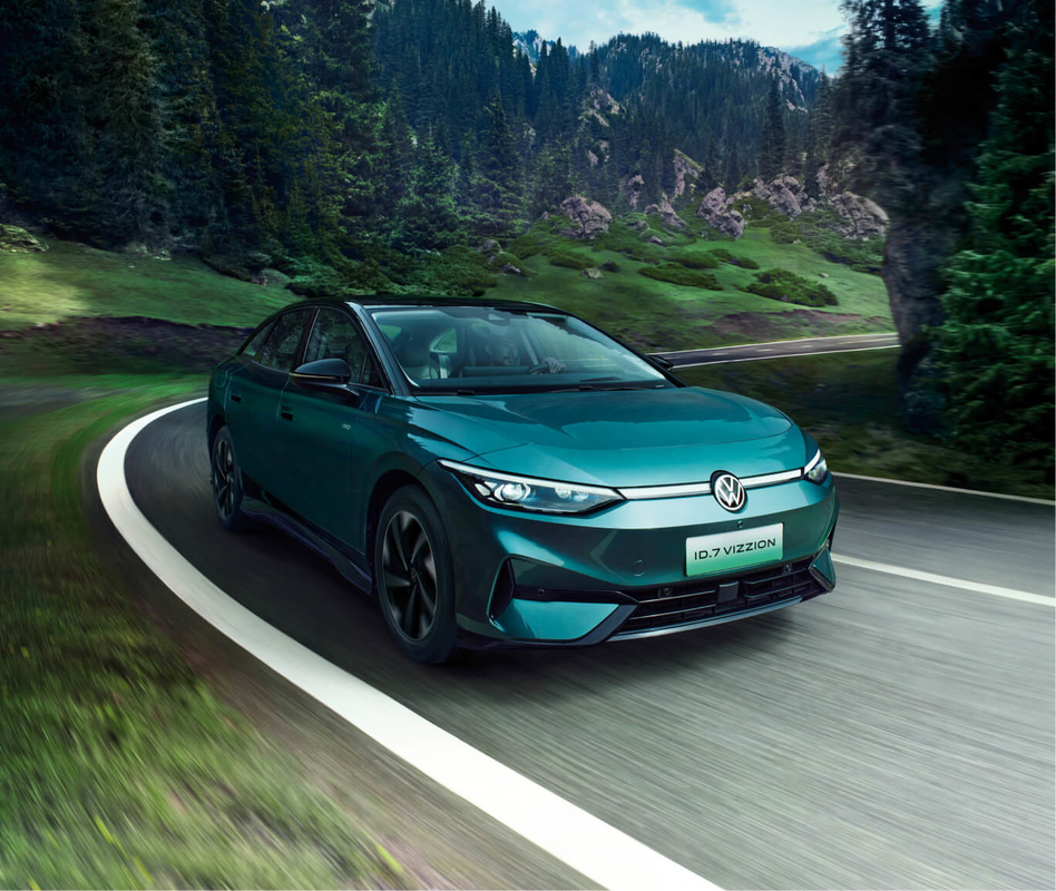 Чистый электрический Volkswagen EV Car ID7 Sedan Type 5 вместимость мест