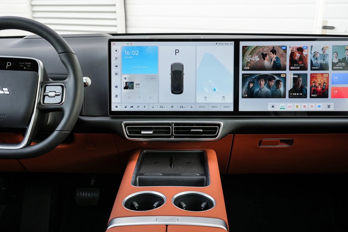 Высококлассные конфигурации Lixiang Electric Car Ideal L7 с автомобильным холодильником и ЖК-телевизором