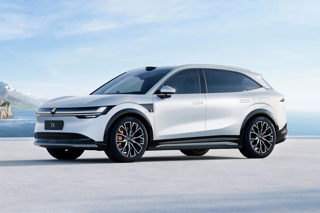 Zeekr 7x 2024 2025 4WD Чистый электрический внедорожник большой дальности 210 км / ч Высокая скорость LHD Новая модель ZEEKR 7X Новый энергетический автомобиль
