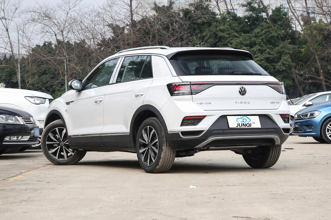Горячая продажа 2024 Подержанный VW T-Roc 280 Tsi компактный внедорожник Бензиновый автомобиль 1,4 т Бензиновый автомобиль Максимальная скорость 200 км/ч 5 местный автомобиль